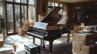 D�m�nagement de piano � Rennes dans une maison